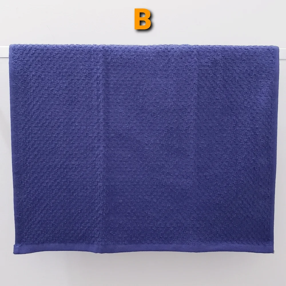 #9131-B ●NEW! Solid Navy Hang'N'Snap Hand Towel🤍Select snap